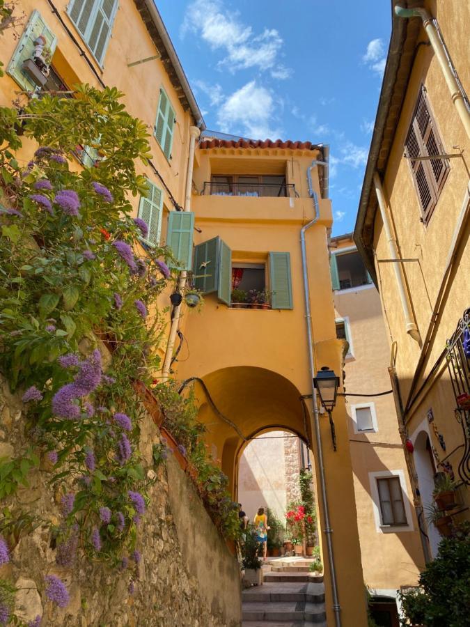 Vieux Chateau, Vue Mer Lägenhet Menton Exteriör bild